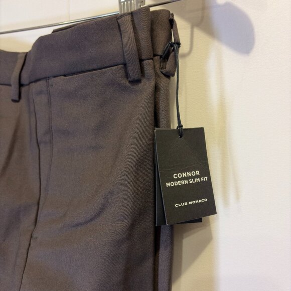 Club Monaco Connor Modern Slim Fit Trousers - Picture 3 of 4
